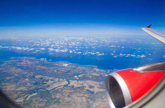 Philippines, aircraft, wing, porthole