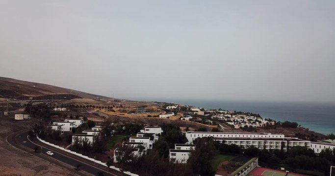 Aerial view of a seaside resort in Fuerteventura 3, Canary Islands, Spain