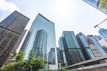 skyscrapers in hong kong