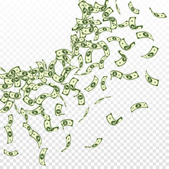 Indian rupee notes falling. Small INR bills on transparent background. India money. Captivating vect