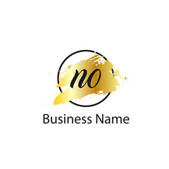 Initial Letter NO Logo Template Design