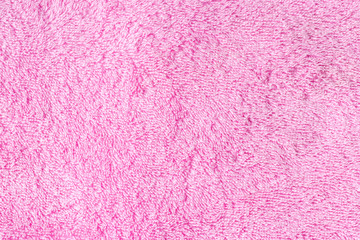 pink fabric with pile