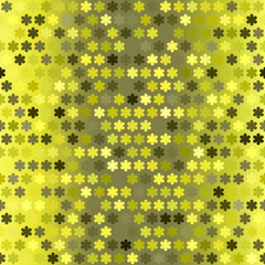 Fototapeta na wymiar Gradient flower pattern. Seamless vector