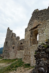 Fototapeta na wymiar Ruins Brekov Castle, Slovakia