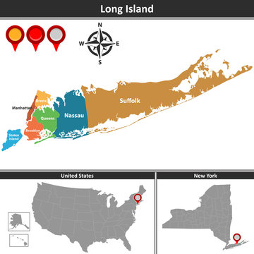 Map Of Long Island