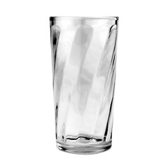glass water empty. isolated on white background