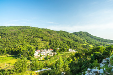 landscape of mountain