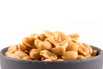 peanut nuts salt in bowl