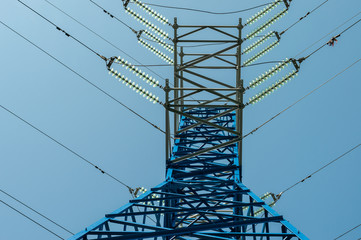 Electricity transmission power lines