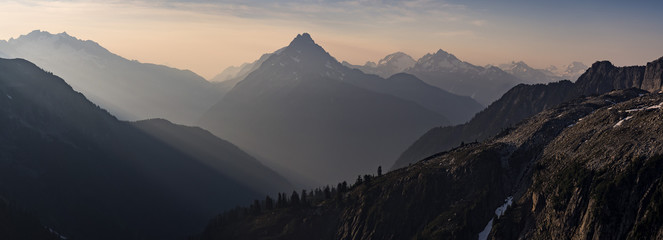 Sunrise from Sibley Pass, North Cascades National Park