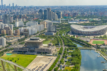 Beijing panoramic view of the city landscape - 222521068