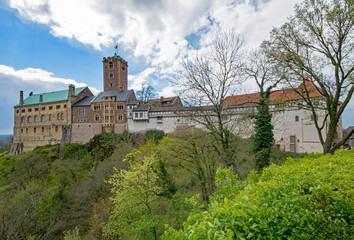 Fototapeta na wymiar Die Wartburg in Eisenach, Thüringen, Deutschland 