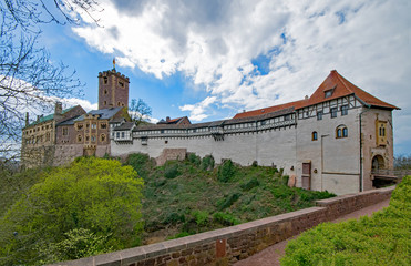 DIE Wartburg in Eisenach, Thüringen, Deutschland - ein UNESCO Weltkulturerbe