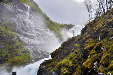 Kjosfossen waterfall