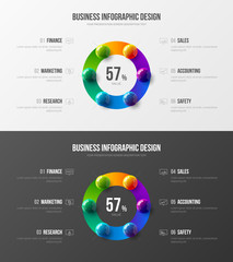 Premium quality marketing analytics presentation vector illustration template bundle. Business data visualization creative design layout. Amazing corporate statistics information infographic set.