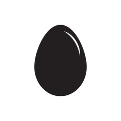 Egg icon on a white background. vector illustration.