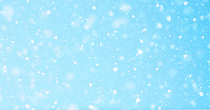abstract background with snowflakes