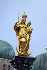 Fototapeta premium Mariensäule in München