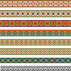 Decorative seamless border