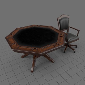 Game table and chair
