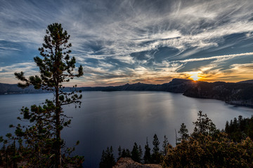 Crater Lake evening