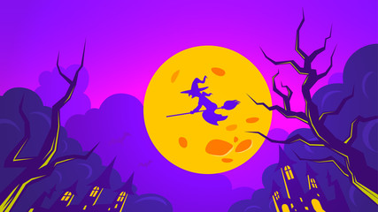 halloween illustration vector background