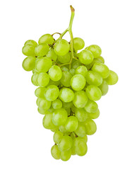 6311746 Green grape, isolated on white background, clipping path, full depth of field
