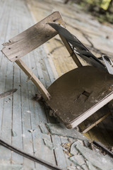 Ruins of a chair (Pripyat/Chernobyl) 
