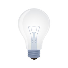 6133207 Vector light bulb - element, transparent lamp