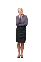 Caucasian full body woman