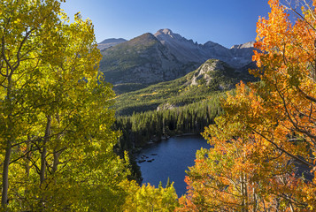 Longs Peak and Bear Lake Autumn