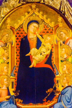Daddi Madonna Child Painting Orsanmichele Church Florence Italy