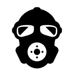 Respirator vector icon