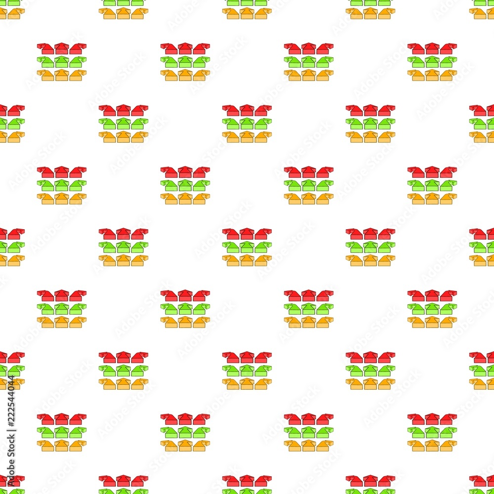 Poster kind of arrow pattern. cartoon illustration of kind of arrow vector pattern for web