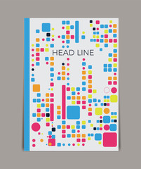 brochure or magazine cover