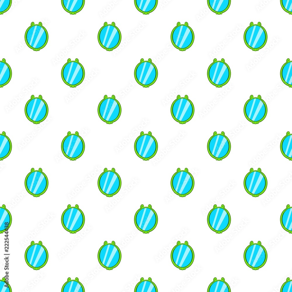 Poster mirror pattern. cartoon illustration of mirror vector pattern for web