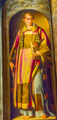 Saint Stephen Painting Orsanmichele Church Florence Italy