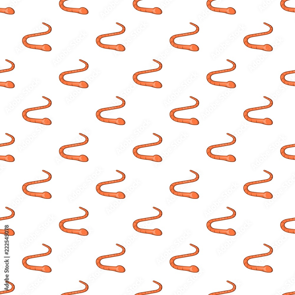 Aufkleber worm pattern. cartoon illustration of worm vector pattern for web