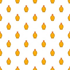 Packaging for perfume pattern. Cartoon illustration of packaging for perfume vector pattern for web