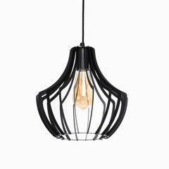 Luminaire with a non-ordinary lamp black