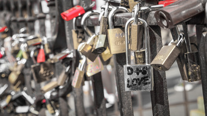 Padlocks of love