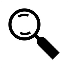 magnifying glass icon. isolated object