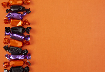 Fototapeta premium Halloween Candy Background