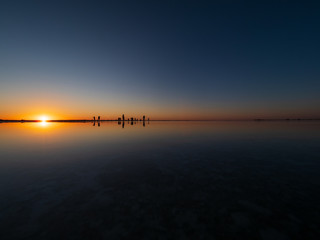Sunset at Lake Tyrrell
