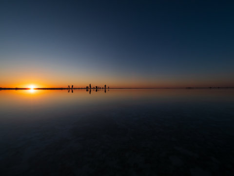 Sunset At Lake Tyrrell