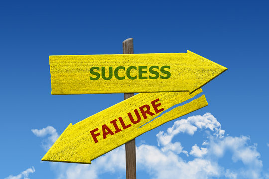 Success and Failure options on sign choice concept