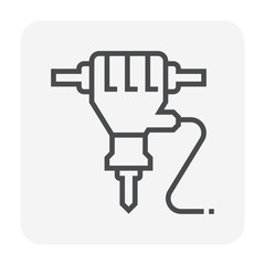 jackhammer icon  black