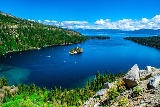 Beautiful Day in Lake Tahoe, California