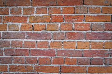 Vintage pattern with red brick  colorful background.