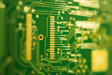 Circuit board. Electronic computer hardware technology. Tech science background. Information...